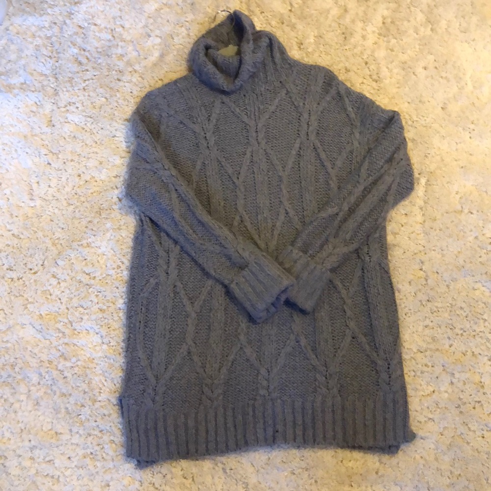 Warm turtleneck dress